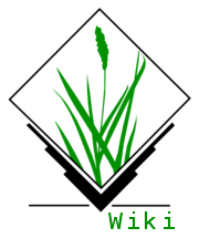 A slightly altered GRASS-GIS-Wiki logo...