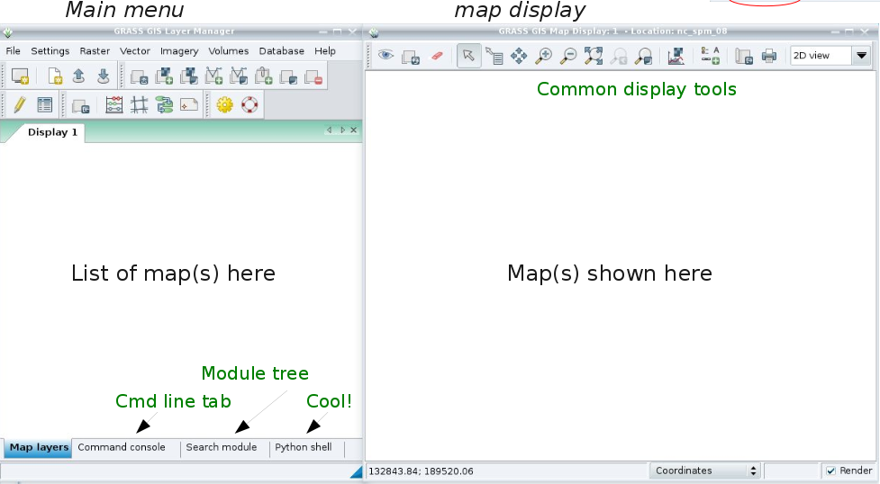 GRASS GIS GUI