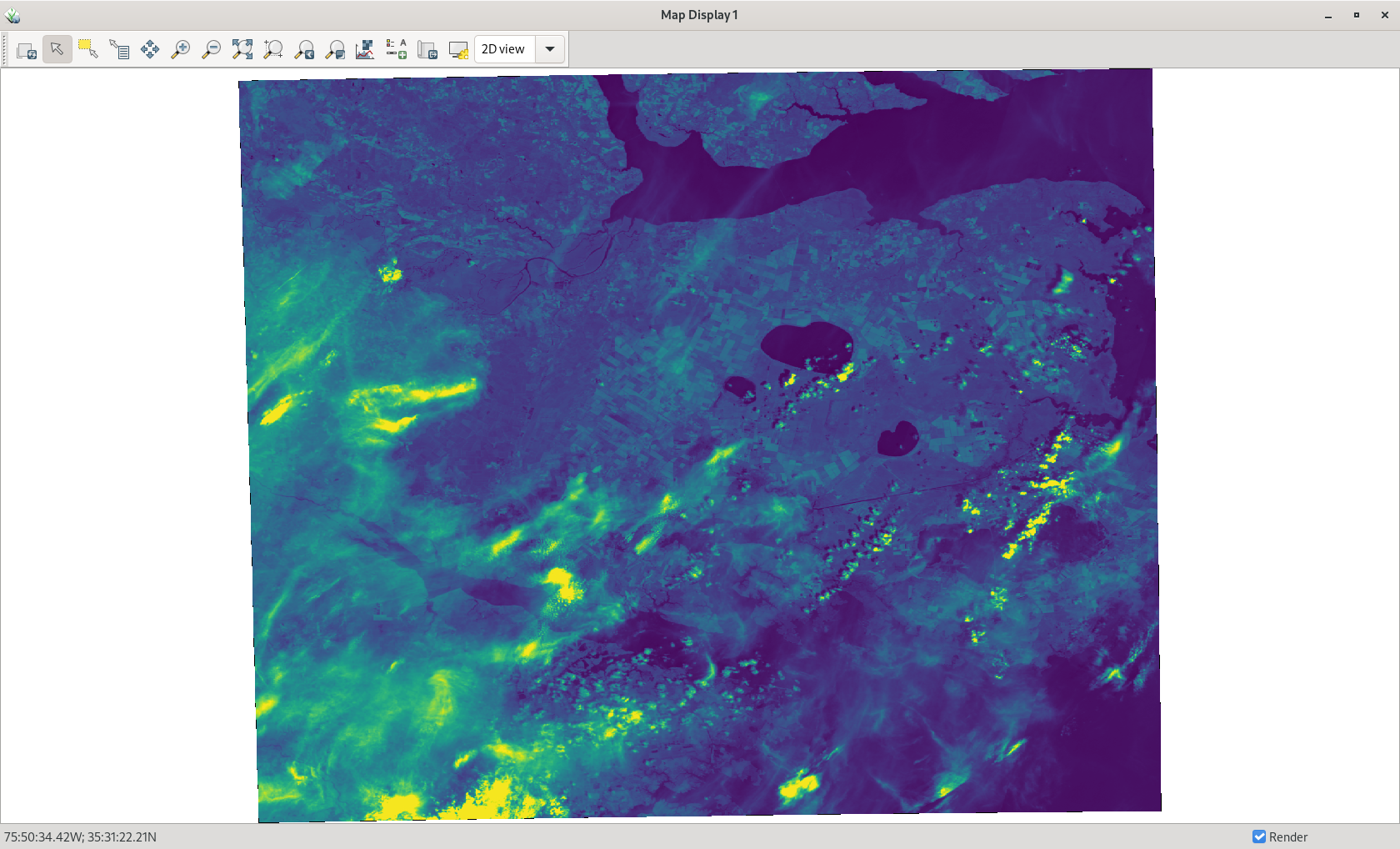 Sentinel-2 Scene downloaded