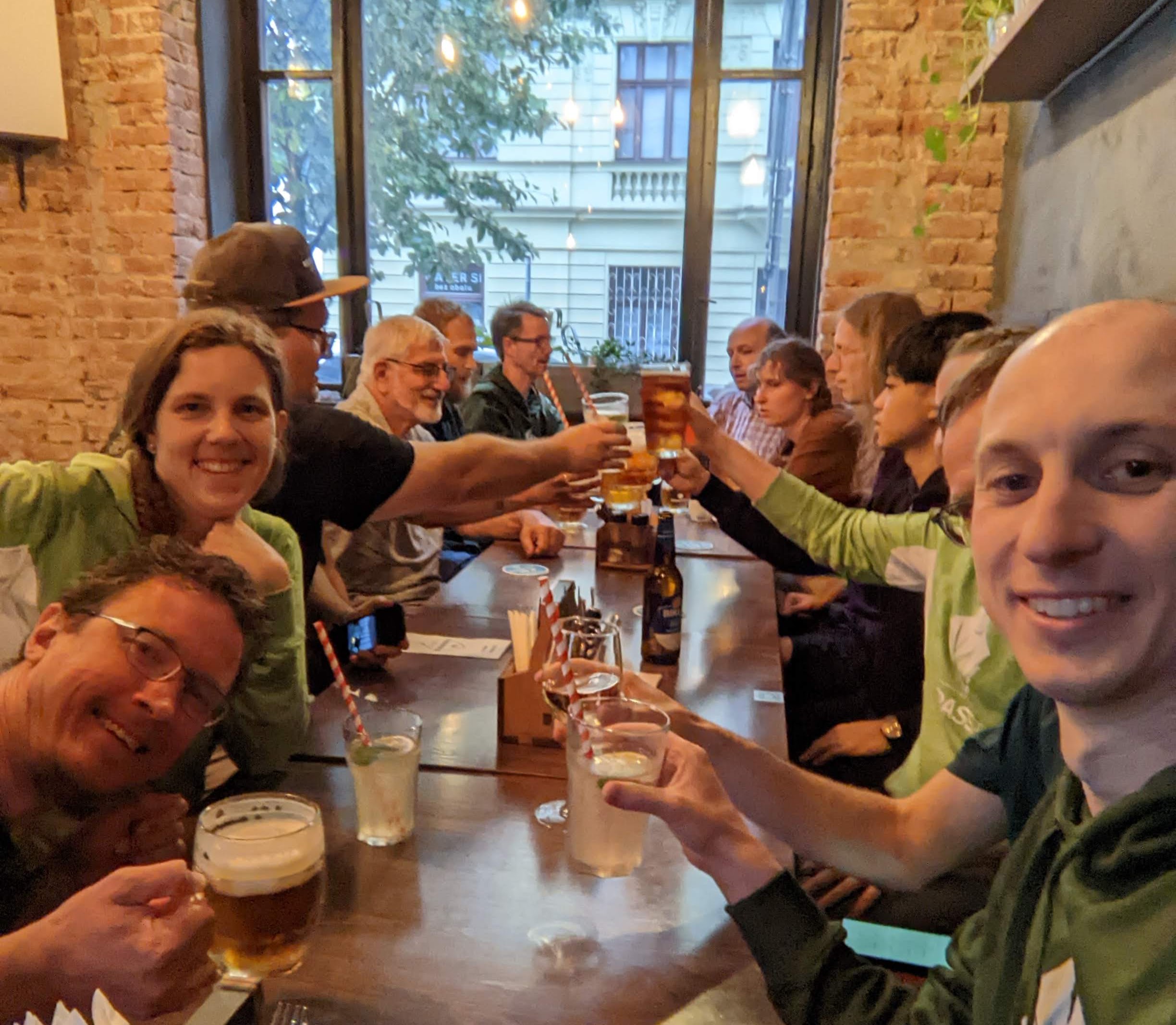 A toast to GRASS GIS's 40th Birthday and a successful meeting