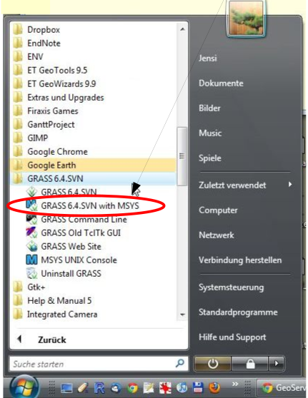 GRASS GIS Windows