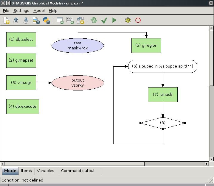 Graphical Modeler: define if/else statements in the model